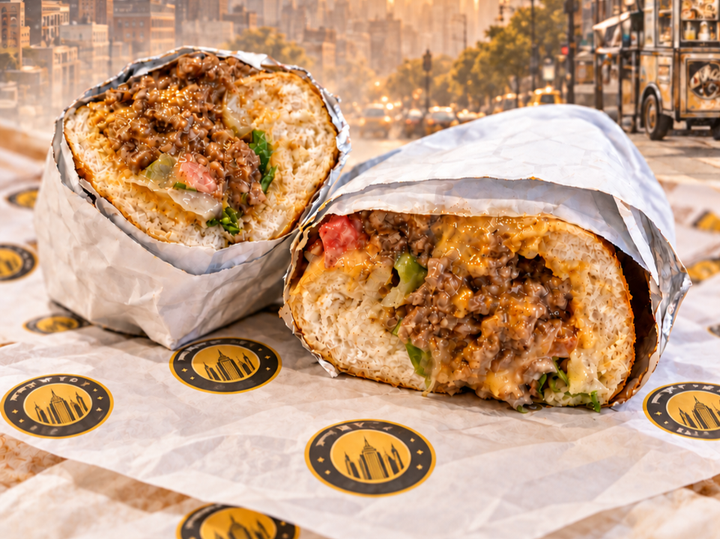 New York Chopped Cheese Sandwich from New York Eats